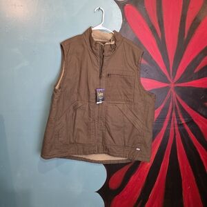 Lee Men's Dark Brown Vest